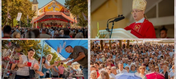 FOTO Brojni vjernici na misnom slavlju u ludbreškom Svetištu, na gradskim ulicama bogati program