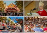 FOTO Brojni vjernici na misnom slavlju u ludbreškom Svetištu, na gradskim ulicama bogati program