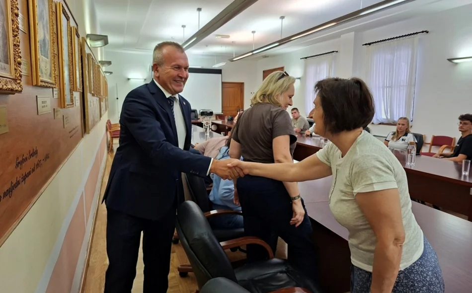 Župan Stričak primio učenike i profesore iz Krakova