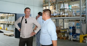 Gradonačelnik Bosilj i zamjenik Marković obišli novi centar tvrtke S-Color