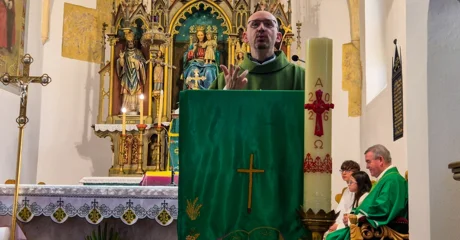 Maruševčani poželjeli dobrodošlicu novom župniku: "Dobro nam došli velečasni Marijan"