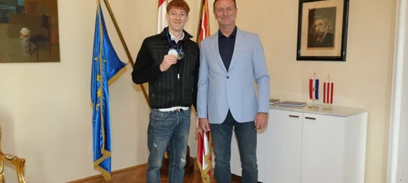 Gradonačelnik Bosilj primio zlatnog Matea Žugeca: Pokazao je da spada u sam vrh svjetske gimnastike!