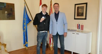 Gradonačelnik Bosilj primio zlatnog Matea Žugeca: Pokazao je da spada u sam vrh svjetske gimnastike!