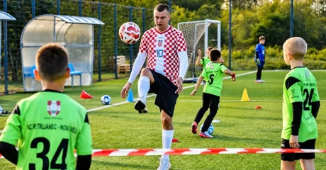 Prvi nogometni koraci  na Sportskom centru u Majerju