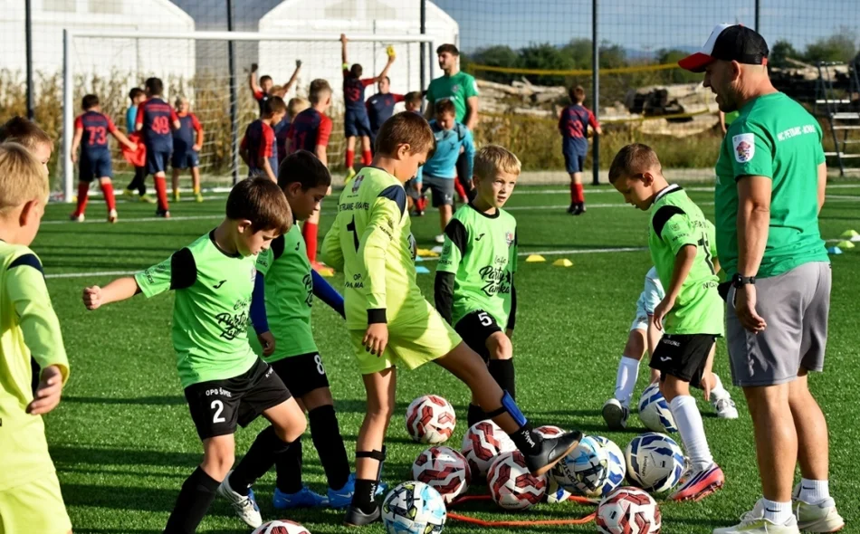 Prvi nogometni koraci  na Sportskom centru u Majerju