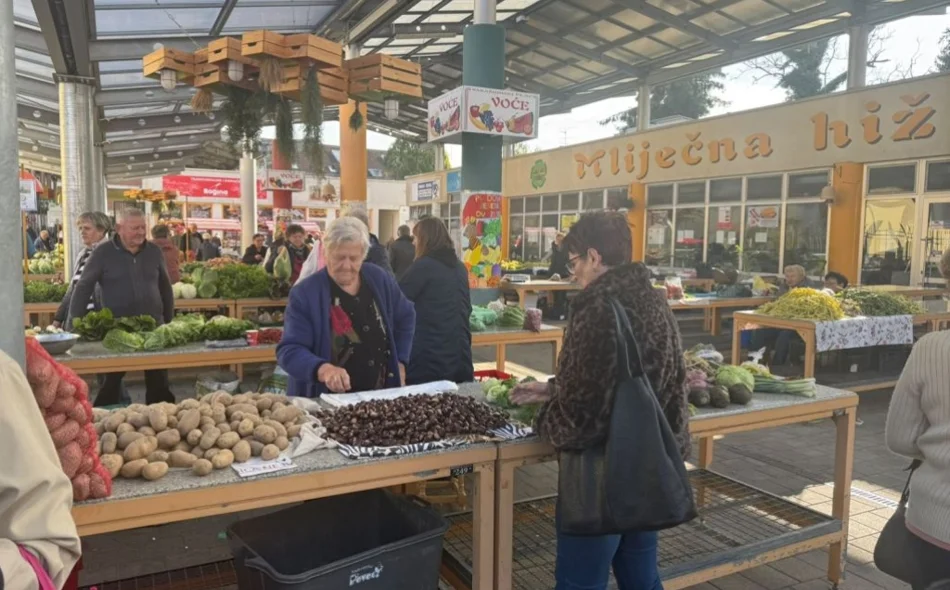 Mali zeleni potrošači na varaždinskoj tržnici: Djeca uče kako čuvati hranu i okoliš