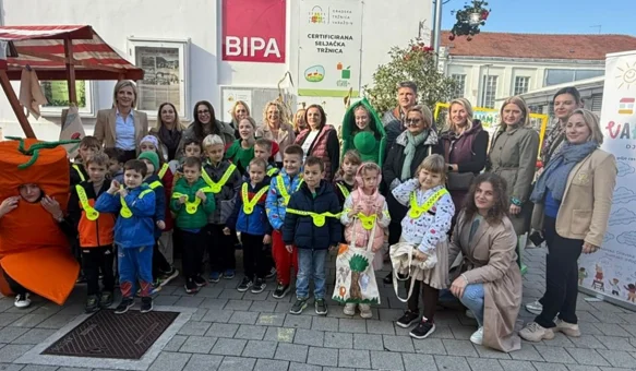 Mali zeleni potrošači na varaždinskoj tržnici: Djeca uče kako čuvati hranu i okoliš