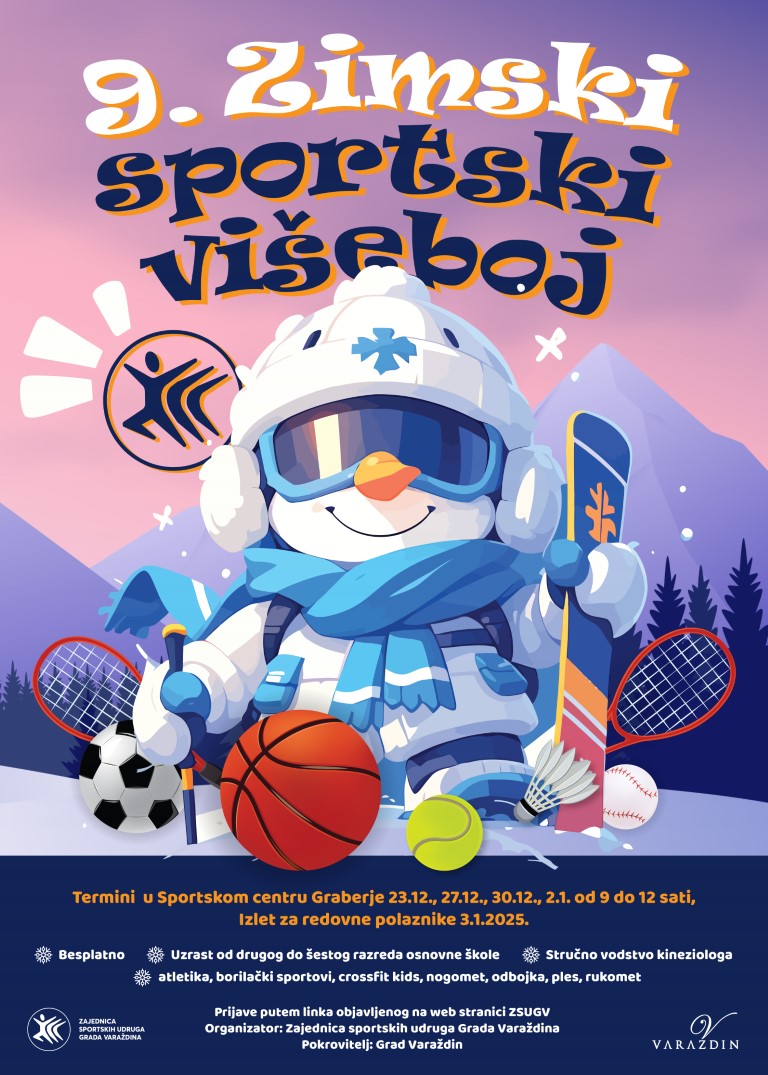 9. Zimski sportski viseboj 2025 plakat