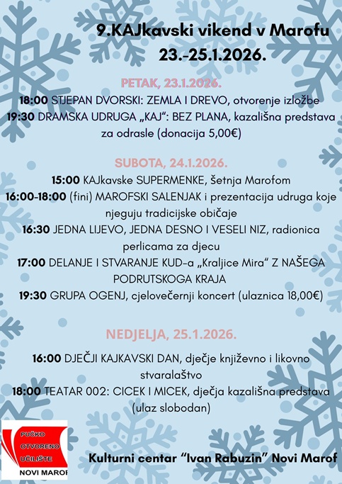 KAJkavski vikend v Marofu 20260123