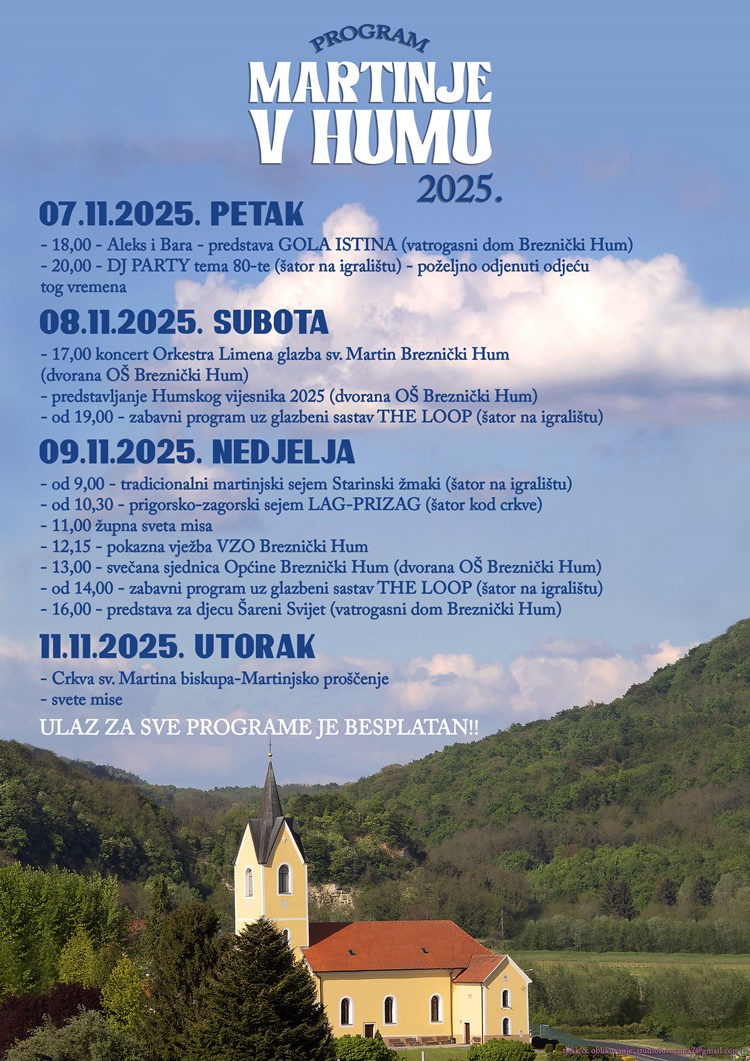 martinje v humu plakat