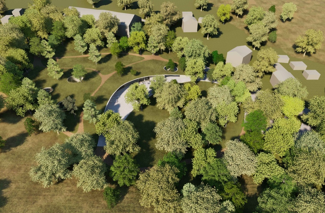 Idejno rjesenje Interpretacijski centar Spilja Vindija prva nagrada autori Vanja Ilic arhitektura i produkt dizajn Goran Josip Zmaic graf 3 20251003