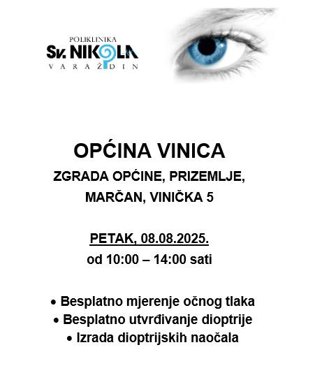 vinica oci